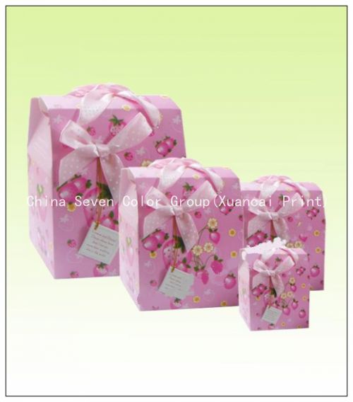 Foldable Fancy Gift Box With Ribbon