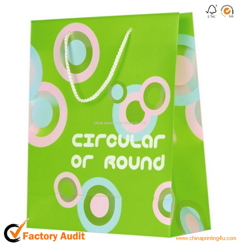 High Quality White Card Paper Bag