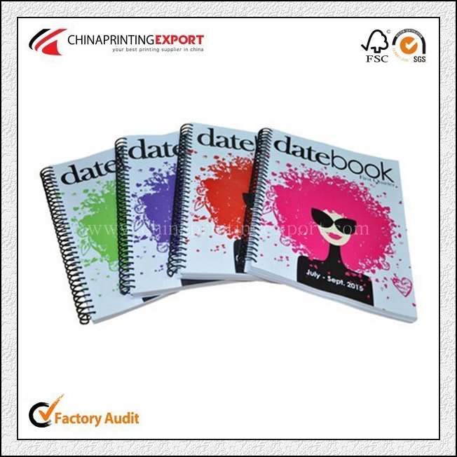 Custom Spiral Bound Notebook Book Printing With Logo