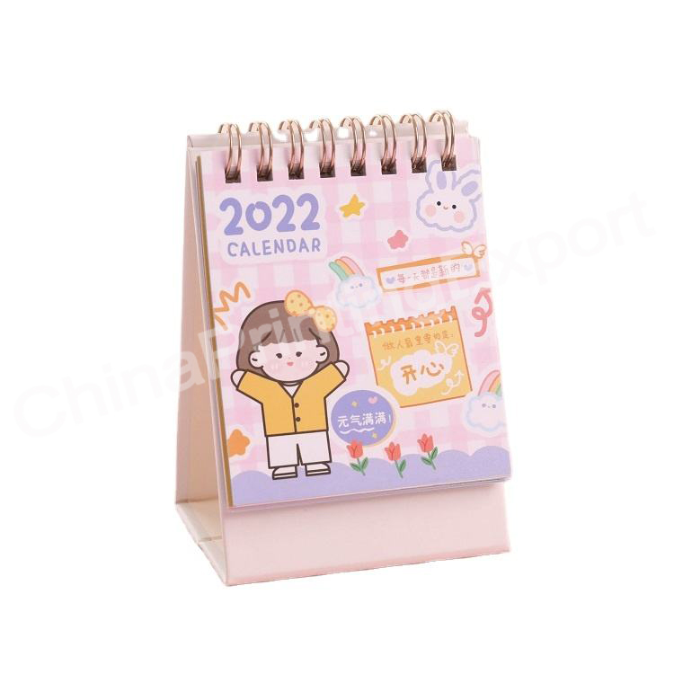 Custom 2022 2023 Magnetic Ramadan Empty Christmas Sticker Desk Pad Calendar Printing