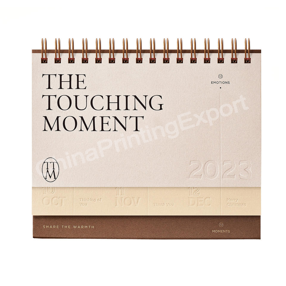 Factory Direct Sale Calendar Custom Design Desk Pad Calendar 2023 Printing