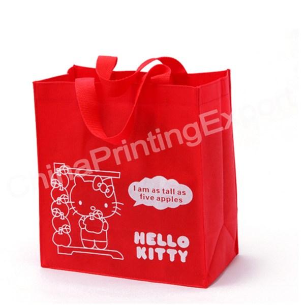 Custom Logo Grocery Non Woven Carry Shopping Gift Bag Printing