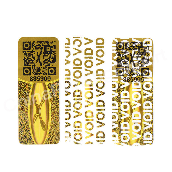 Custom Waterproof Tamper Evident Security Void Sticker Label Printing
